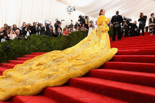 Rihanna at the 2015 MET Gala