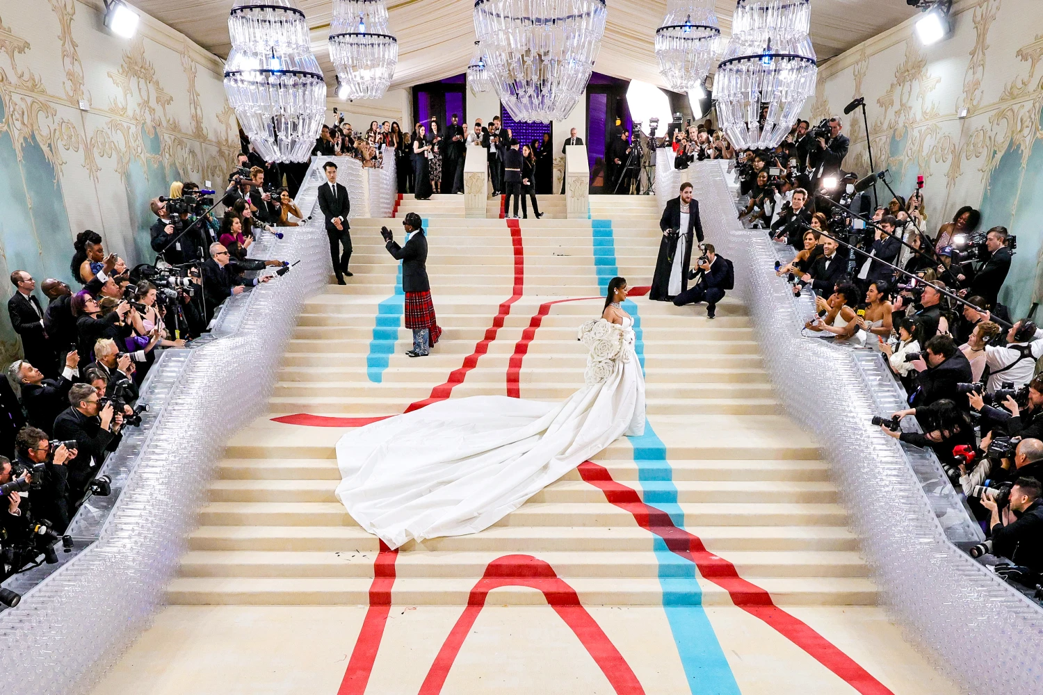 MET Gala Stairs